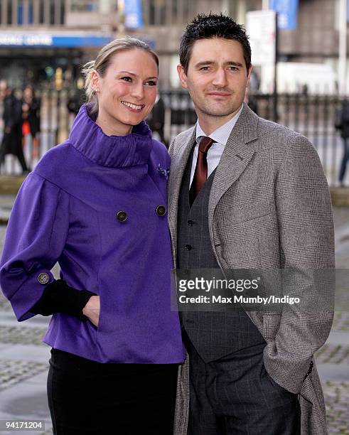 Clare Harding and Tom Chambers attend the Woman's Own Children Of Courage Awards at Westminster Abbey on December 9, 2009 in London, England.