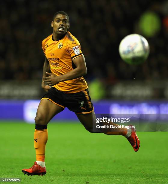 Ivan Cavaleiro of Wolverhampton Wanderers looks on during the Sky Bet Championship match between Wolverhampton Wanderers and Hull City at Molineux on...