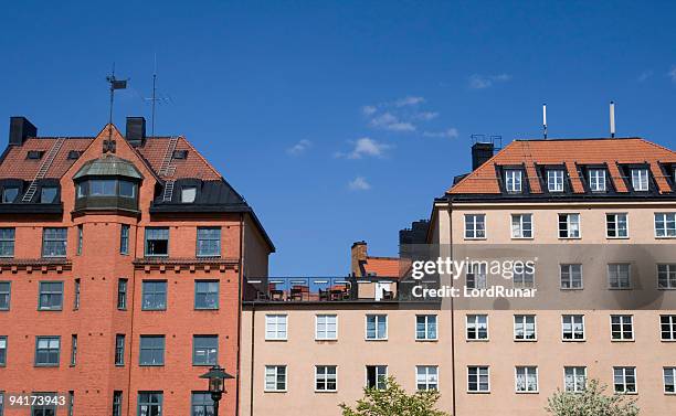 city buildings - stockholm stockfoto's en -beelden