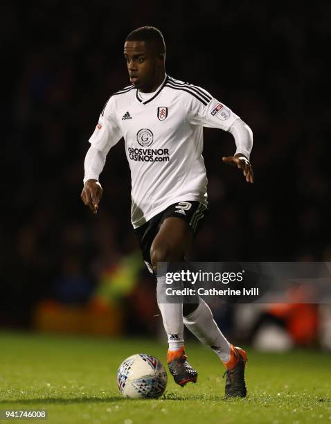 Ryan Sessegnon of Fulham during the Sky Bet Championship match between Fulham and Leeds United at Craven Cottage on April 3, 2018 in London, England.