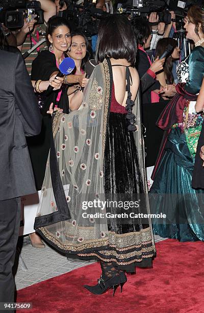 Actress Manisha Koirala attends the Opening Night during day one of the 6th Annual Dubai International Film Festival held at the Madinat Jumeriah...