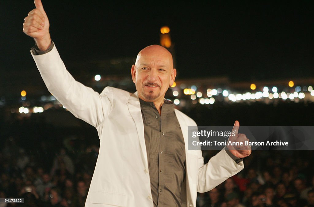 Marrakech 9th Film Festival - Gandhi Screening at Jemaa El Fna Square