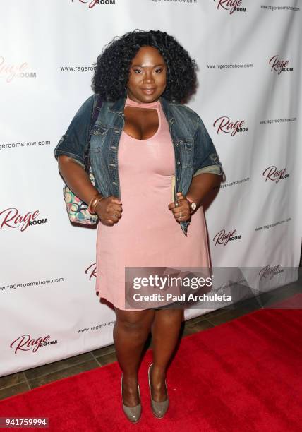 Actress Shanna Malcolm attends the special screening of "Rage Room" at Los Globos on April 3, 2018 in Los Angeles, California.