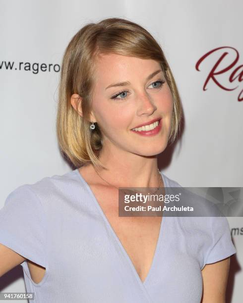 Actress Belle Adams attends the special screening of "Rage Room" at Los Globos on April 3, 2018 in Los Angeles, California.