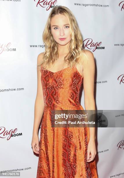 Actress Brianna Barnes attends the special screening of "Rage Room" at Los Globos on April 3, 2018 in Los Angeles, California.