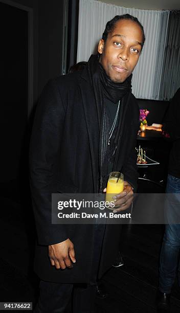 Lemar attends the album launch party in association with W Hotels and American Express for Alicia Keys' new album 'The Element of Freedom', at Aqua...