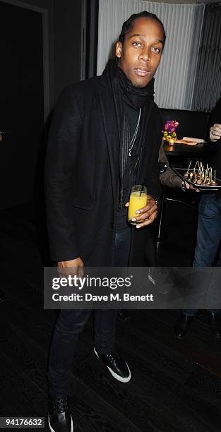 Lemar attends the album launch party in association with W Hotels and American Express for Alicia Keys' new album 'The Element of Freedom', at Aqua...