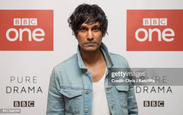 Cast member Rudi Dharmalingham photographed during BBC One's 'The Split' photocall at Soho Hotel on April 4, 2018 in London, England. 'The Split' is...