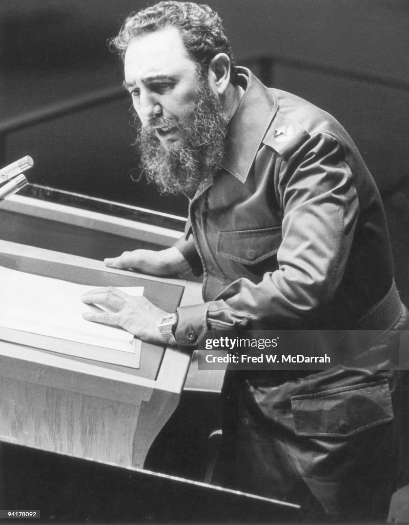 Castro Addresses The UN General Assembly
