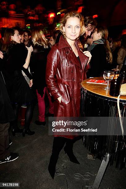 Actress Catherine Flemming attends the Media Board Berlin-Brandenburg christmas meeting at roadrunners club on December 9, 2009 in Berlin, Germany.
