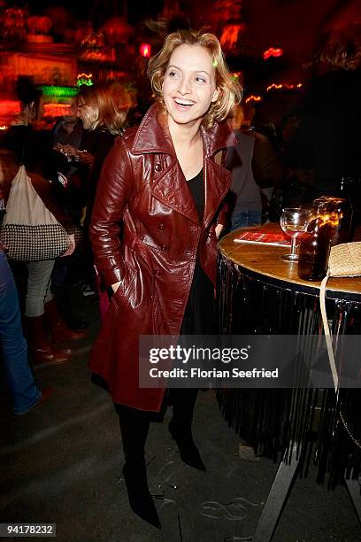 Actress Catherine Flemming attends the Media Board Berlin-Brandenburg christmas meeting at roadrunners club on December 9, 2009 in Berlin, Germany.