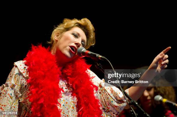 Martha Wainwright performs on stage as part of the Not So Silent Night concert at Royal Albert Hall on December 9, 2009 in London, England.