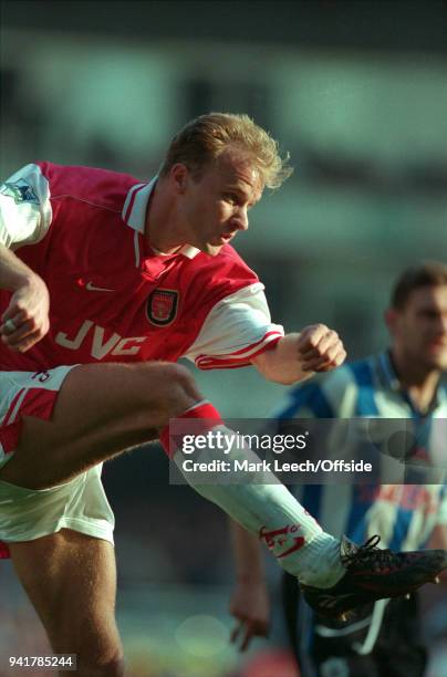 March 1998 London, Premier League Football, Arsenal v Sheffield Wednesday - Dennis Bergkamp of Arsenal