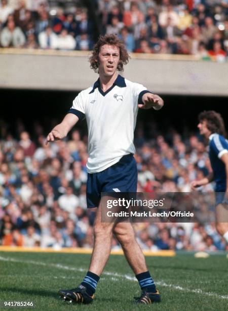 September 1977 London, Football League Division One, Chelsea v Derby County, Charlie George of Derby