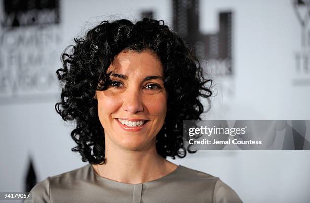 Writer Allison Silverman attends the New York Women in Film & Television 29th Annual Muse Awards at the Hilton Hotel on December 9, 2009 in New York...