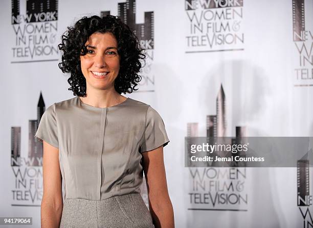 Writer Allison Silverman attends the New York Women in Film & Television 29th Annual Muse Awards at the Hilton Hotel on December 9, 2009 in New York...