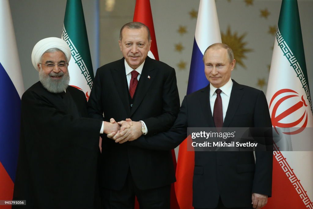 Presidents of Russia, Turkey and Iran meet in Ankara