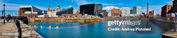 canning dock, liverpool waterfront, united kingdom - andrea canning fotografías e imágenes de stock