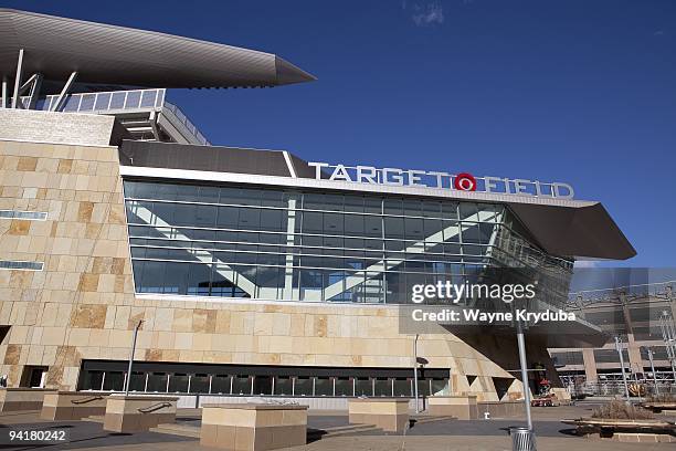 An exterior general view of Target Field's Metropolitan Club on November 2, 2009 at Target Field in Minneapolis, Minnesota. The opening day game is...