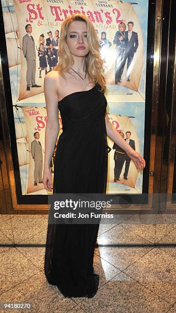 Talulah Riley attends the World Premiere of St Trinian's 2: The Legend of Fritton's Gold at Empire Leicester Square on December 9, 2009 in London,...
