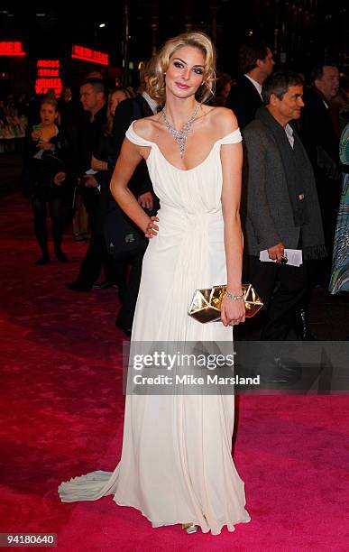 Tamsin Egerton attends the World Premiere of St Trinian's 2: The Legend of Fritton's Gold at Empire Leicester Square on December 9, 2009 in London,...