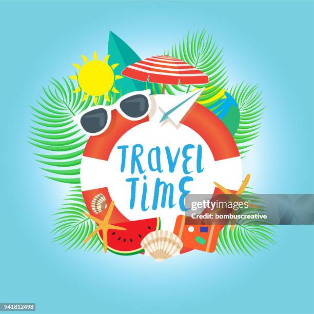 summer template - watermelon ice stock illustrations