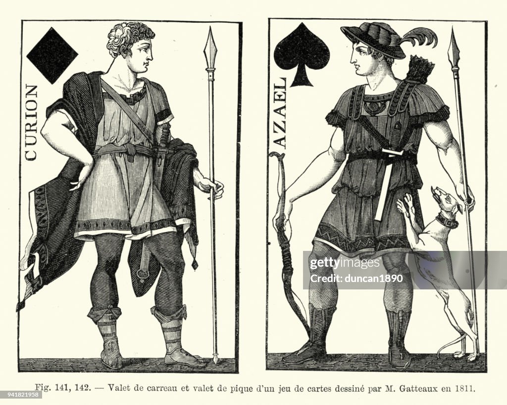 Jack of Diamonds and Jack of Spades, early 19th Century
