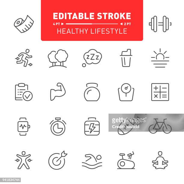 gesunder lifestyle symbole - langhantel stock-grafiken, -clipart, -cartoons und -symbole