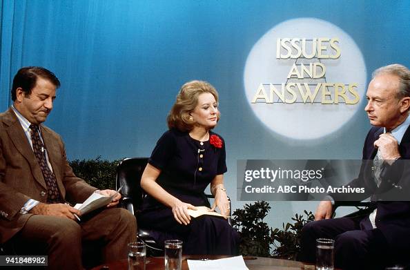 Barbara Walters, Prime Minister of Israel Yitzhak Rabin on Disney ...