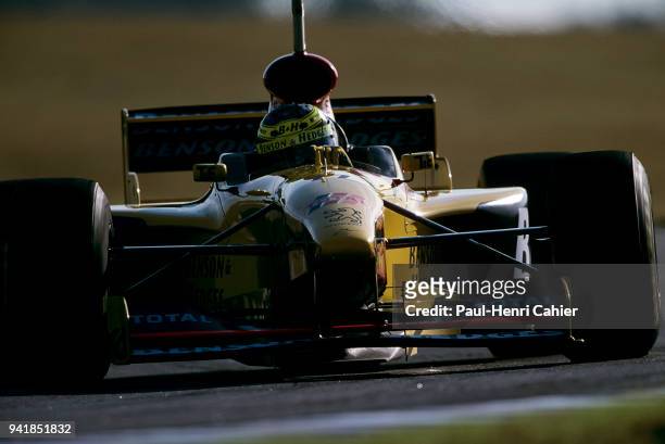 Ralf Schumacher, Jordan-Peugeot 197, Grand Prix of Argentina, Autodromo Oscar Alfredo Galvez, Buenos Aires, 13 April 1997. Ralf Schumacher on the way...