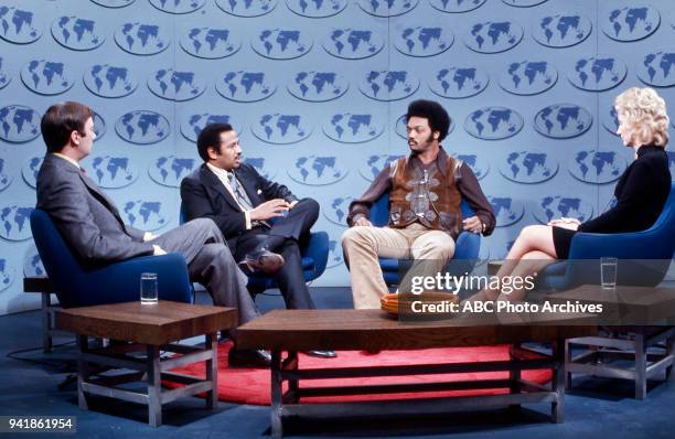 Sam Donaldson, Congressman John Conyers, Jesse Jackson on Disney General Entertainment Content via Getty Images's 'Issues and Answers' program.