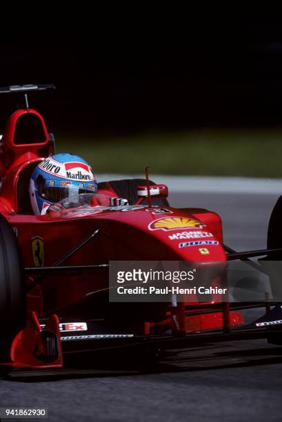 Mika Salo, Ferrari F399, Grand Prix of Italy, Autodromo Nazionale Monza, 12 September 1999. Mika Salo on his way to third place and podium finish in...