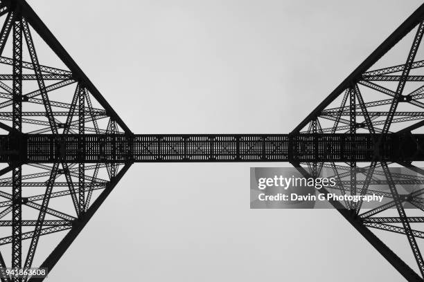 lethbridge viaduct - lethbridge alberta stock pictures, royalty-free photos & images