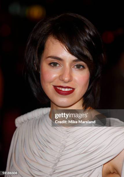 Montserrat Lombard attends the World Premiere of St Trinian's 2: The Legend of Fritton's Gold at Empire Leicester Square on December 9, 2009 in...