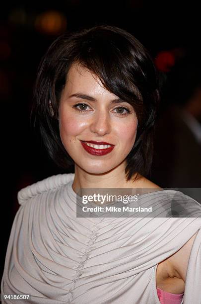 Montserrat Lombard attends the World Premiere of St Trinian's 2: The Legend of Fritton's Gold at Empire Leicester Square on December 9, 2009 in...