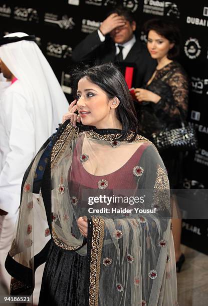 Manisha Koirala attends day one of the 6th Annual Dubai International Film Festival held at the Madinat Jumeriah Complex on December 9, 2009 in...