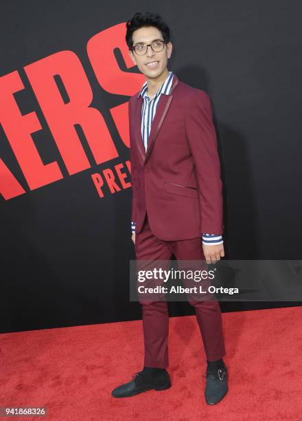Actor Brandon Rogers arrives for the Premiere Of Universal Pictures' "Blockers" held at Regency Village Theatre on April 3, 2018 in Westwood,...