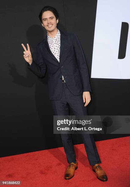 Actor Miles Robbins arrives for the Premiere Of Universal Pictures' "Blockers" held at Regency Village Theatre on April 3, 2018 in Westwood,...