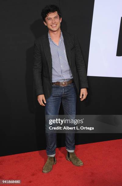 Actor Graham Phillips arrives for the Premiere Of Universal Pictures' "Blockers" held at Regency Village Theatre on April 3, 2018 in Westwood,...