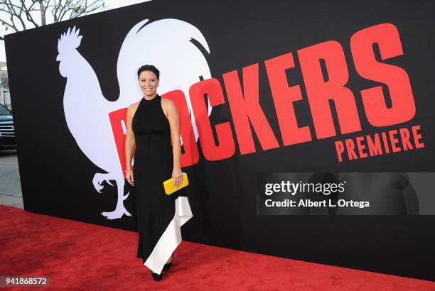 Director Kay Cannon arrives for the Premiere Of Universal Pictures' "Blockers" held at Regency Village Theatre on April 3, 2018 in Westwood,...