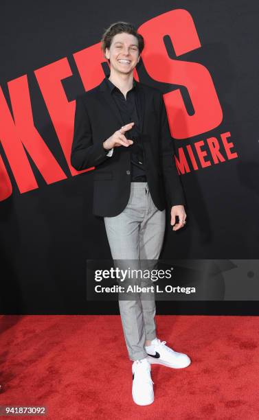 Actor T.C. Carter arrives for the Premiere Of Universal Pictures' "Blockers" held at Regency Village Theatre on April 3, 2018 in Westwood, California.
