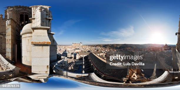 toledo from top of the cathedral. toledo. spain - toledo cathedral stock pictures, royalty-free photos & images