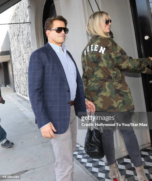 Anthony Scaramucci is seen on April 3, 2018 in Los Angeles, California.