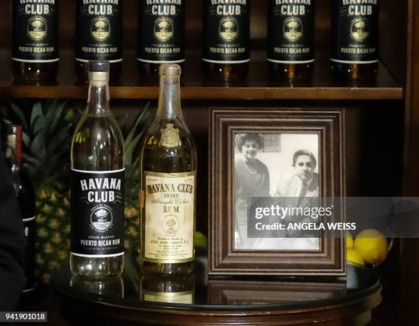 Bottles of Havana Club Rum seen on April 3, 2018 in New York City. It's a fight over ownership, heritage, revolution and rum.It's a dispute that has...
