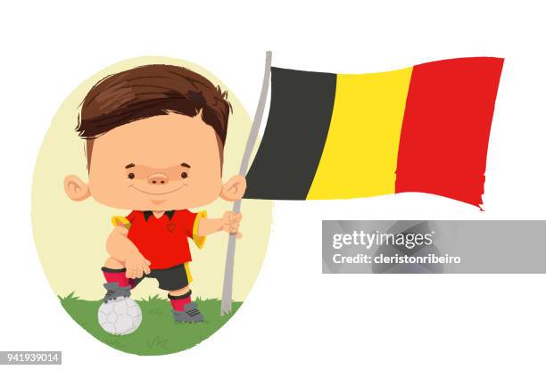 bildbanksillustrationer, clip art samt tecknat material och ikoner med jogador de futebol (bélgica) - jogador de futebol