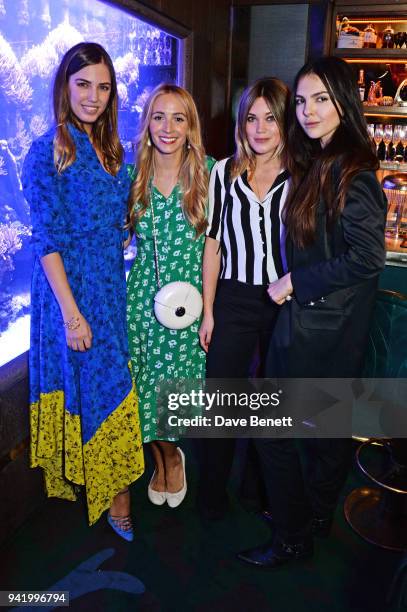 Amber Le Bon, Harley Viera-Newton, Kara Rose Marshall and Doina Ciobanu attend an exclusive dinner hosted by Harley Viera-Newton to celebrate her...