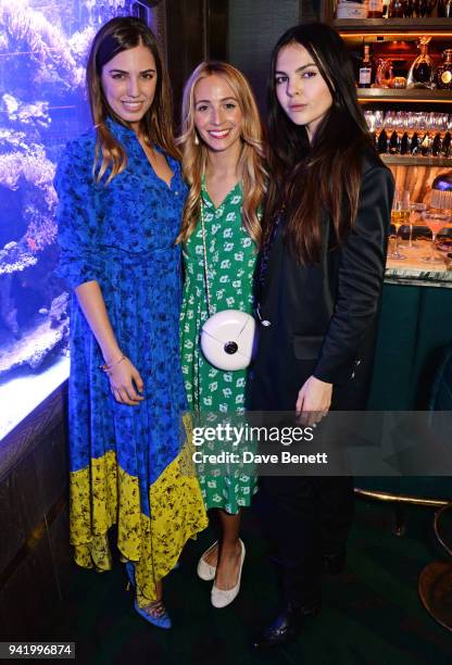 Amber Le Bon, Harley Viera-Newton and Doina Ciobanu attend an exclusive dinner hosted by Harley Viera-Newton to celebrate her SS18 collaboration with...