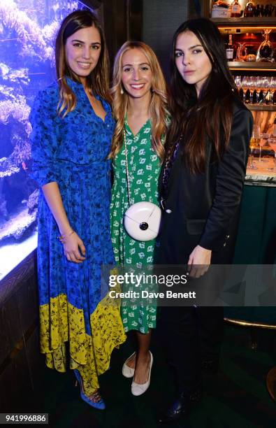 Amber Le Bon, Harley Viera-Newton and Doina Ciobanu attend an exclusive dinner hosted by Harley Viera-Newton to celebrate her SS18 collaboration with...