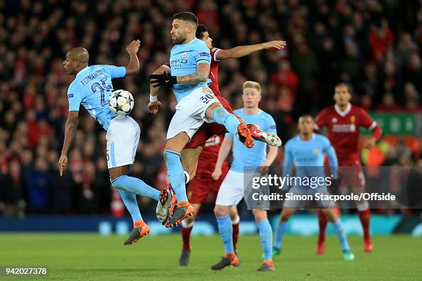 Liverpool v Manchester City - UEFA Champions League Quarter Final Leg One Liverpool v Manchester City - UEFA Champions League Quarter Final Leg One