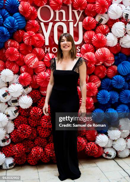 Raquel Revuelta attends the 'Ole You' party in Madrid on April 4, 2018 in Madrid, Spain.